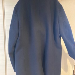 ビームス　メンズ　ロングコート　ネイビーの画像