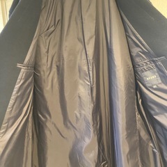 ビームス　メンズ　ロングコート　ネイビーの画像