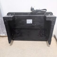 🍎アイリスオーヤマ 2口 IHクッキングヒーター 脚付き IHK-W12SP-Bの画像