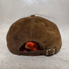 美品！80's USA製 L.L.Bean 6パネルレザーキャップ LARGE エルエルビーンの画像