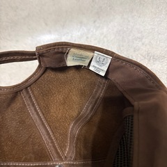美品！80's USA製 L.L.Bean 6パネルレザーキャップ LARGE エルエルビーンの画像