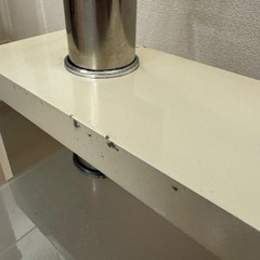 ガラスローテーブル(幅120cm×奥行60×高さ45cm)/使用感ありのためお安くの画像