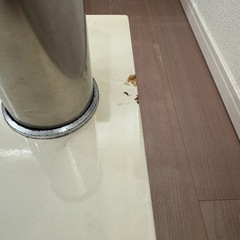 ガラスローテーブル(幅120cm×奥行60×高さ45cm)/使用感ありのためお安くの画像