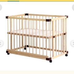 farskaベッドサイドベビーベッドの画像