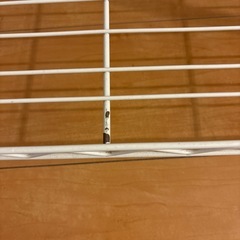 【商談中】0円※12/2まで★スチールラック（ホワイト）4段の画像