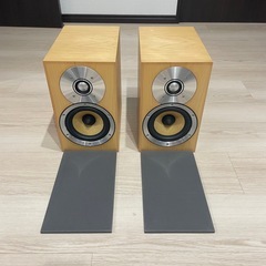 B&W　Bowers & Wilkins CM1 スピーカー ペア 高音質 ナチュラルウッドの画像