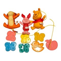 くまのプーさん えらべる回転6WAYジムにへんしんメリー ディズニーベビーの画像