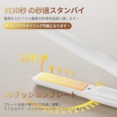 コードレスヘアアイロン 2WAY カール＆ストレートプロ仕様TYPE-C充電の画像