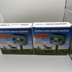 動物撃退器 猫よけ 超音波 害獣よけ 鳥よけ 猫避け 最強 害獣対策器 LEDの画像