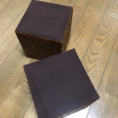 出品24日まで／小物入れ・ブラウンの画像