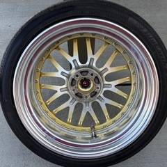 【激安】ゴールド WORK LANVEC LM1 ワーク ランベック 225/40R19 4本の画像