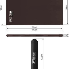 FIELDOOR 車中泊マット Lサイズ2個セットの画像