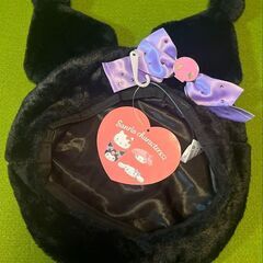 サンリオキャラクターズ ふわふわベレー帽 クロミ の画像