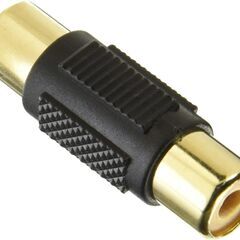 アクロス 中継コネクタ RCAピンジャック-RCAピンジャック (2個入)の画像