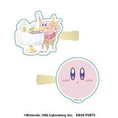 星のカービィ アクリルヘアクリップ ヘアアクセ キャラクター ハッピーモーニング たのしいブレックファーストの画像