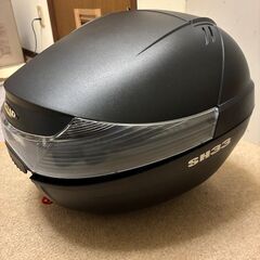 SHAD(シャッド) バイク トップケース リアボックス SH33 無塗装ブラック フルフェイス収納 33Lの画像
