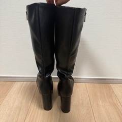 ランダ　RANDA 晴雨兼用 ストレッチ ラウンドトゥストームロングブーツの画像