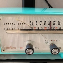 レトロ真空管ラジオの画像