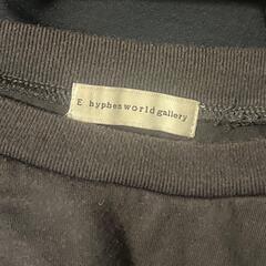 E hyphen world gallery ビックシャツの画像