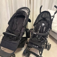 美品　エアバギーココブレーキ　ベイビーカーセットの画像