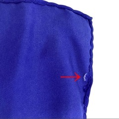 CELINE シルク100% スカーフ ネイビー ブルー ゴールド チェーン柄の画像