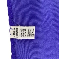 CELINE シルク100% スカーフ ネイビー ブルー ゴールド チェーン柄の画像