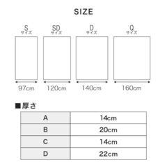 【無料】マットレス　ダブル　黒の画像