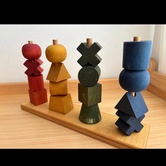 wooden story 知育玩具　モンテッソーリ
の画像