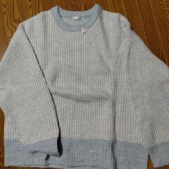 新品セーター　7枚（やまぶき3枚・水色3枚・薄紫1枚）　ゆったりMサイズの画像