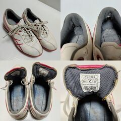 ◆asics アシックス｜TGN904｜GELACE THEA 2｜ゲルエース シーア｜ゴルフシューズ｜23cm｜ホワイト｜ジュニア｜レディース｜ゴルフの画像