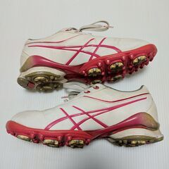 ◆asics アシックス｜TGN904｜GELACE THEA 2｜ゲルエース シーア｜ゴルフシューズ｜23cm｜ホワイト｜ジュニア｜レディース｜ゴルフの画像