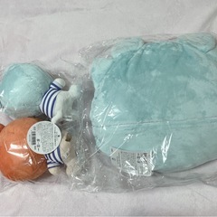 非売品 うさパラオリジナル クッションブランケット&ぬいぐるみ　の画像