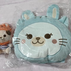 非売品 うさパラオリジナル クッションブランケット&ぬいぐるみ　の画像