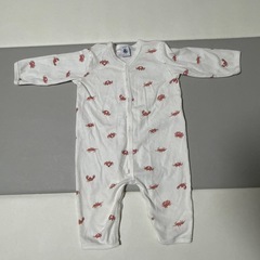 プチバトー H&M ロンパース 12m/74cm ハート柄 花柄 カニ柄の画像