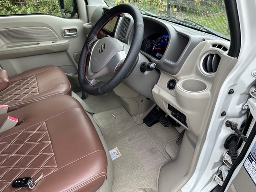 エブリイワゴン ハイルーフ PZターボスペシャル フルタイム4WD ETC 純正ナビ スタッドレスタイヤ メンテナンス整備完璧 シート