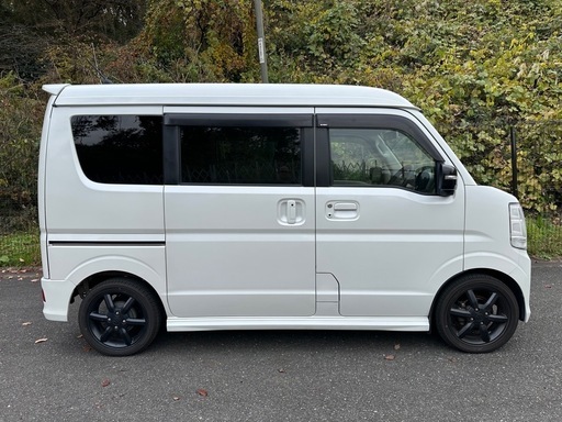 エブリイワゴン ハイルーフ PZターボスペシャル フルタイム4WD ETC 純正ナビ スタッドレスタイヤ メンテナンス整備完璧 シート