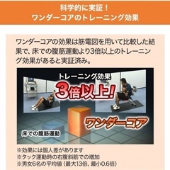 ①【※値下げしました】ワンダーコア　腹筋　筋トレ　ダイエット　欲しい方にお譲りします。の画像
