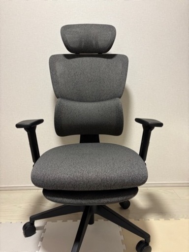 【美品】TOKIO オフィスチェア　EN01 グレー　受渡場所相談可能