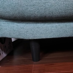 ニトリ3人掛けソファ 布張りタイプの画像