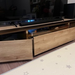 2024年製　テレビ　65インチ　ハイセンス　テレビ台の画像