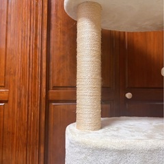 【引取り限定】  Mau キャットタワー ミ ルキーエッグ 美品 の画像