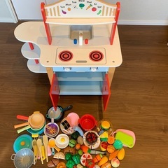 おままごと用キッチンセットの画像