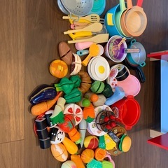 おままごと用キッチンセットの画像