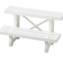 ガーデニング　プラスチック棚の画像