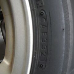 【溝高】2021年製 175/70R14(175/65R15) BLIZZAK VRX2 スタッドレスタイヤ アルミ　コンパクトカーの画像