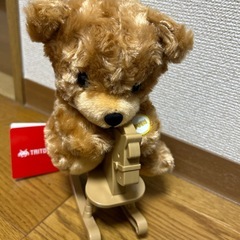 ゆらゆらロッキングベアー　ぬいぐるみの画像