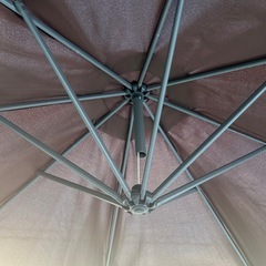 【軽トラもしくは大型車での引取り限定】ガーデンパラソル イス 机 セットの画像