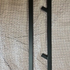 【譲渡決定】山崎実業 ハンガーラック スリムコートハンガー ライン ブラックの画像