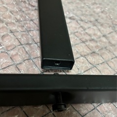 【譲渡決定】山崎実業 ハンガーラック スリムコートハンガー ライン ブラックの画像