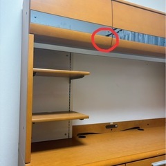 【軽トラもしくは大型車での引取り推奨】コンセント付き棚 収納棚の画像